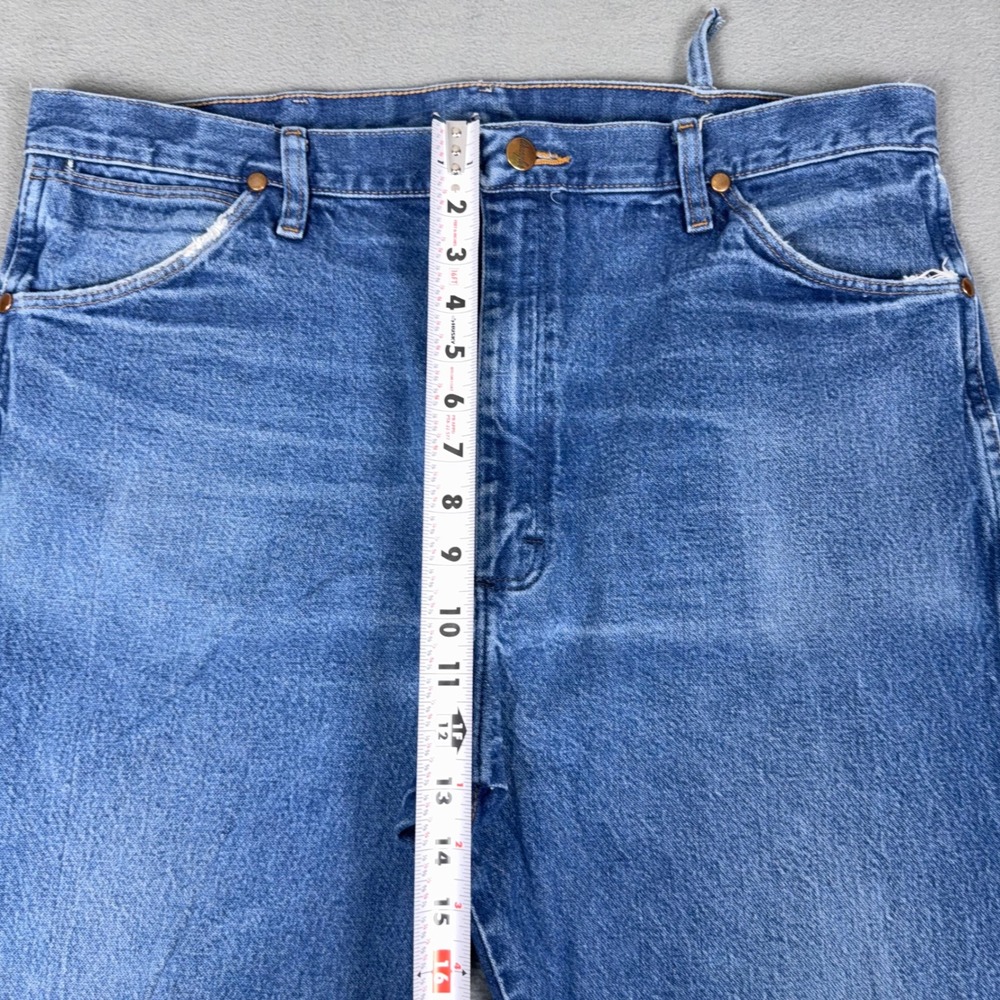 Wrangler 13MWZPW Jeans Mens 38x34 Cowboy Cut Original Fit Western Rodeo Denim - Picture 9 of 9